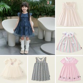 [ TẶNG BỜM] Váy Cho Bé Gái, BST Váy Công Chúa  Mặc Hàng Ngày Cho Bé Gái Chất Liệu Cotton Mềm Mại