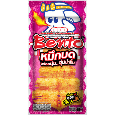 [TẶNG SP MỚI RA MẮT] Gói Bento Mực Cán Dạng Miếng Chuẩn Vị Thái Lan Nhiều Vị Mới Lạ (18G/Gói)