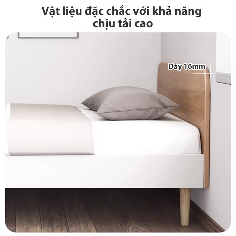 REX Giường Gỗ Tự Nhiên Giường Ngủ Đôi Gỗ An Vạt Gỗ Tự Nhiên Dày Dặn An Toàn Không Mùi Chống Mối Mọt | BigBuy360 - bigbuy360.vn