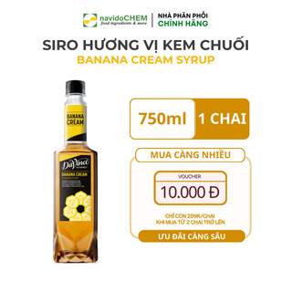 Siro Hương Kem Chuối / Syrup Banana Cream - DaVinci Gourmet (750ml)