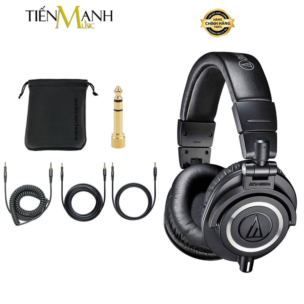 [Chính Hãng] Tai Nghe Kiểm Âm Audio Technica ATH-M50X - Studio Monitor Headphones ATHM50X M50X