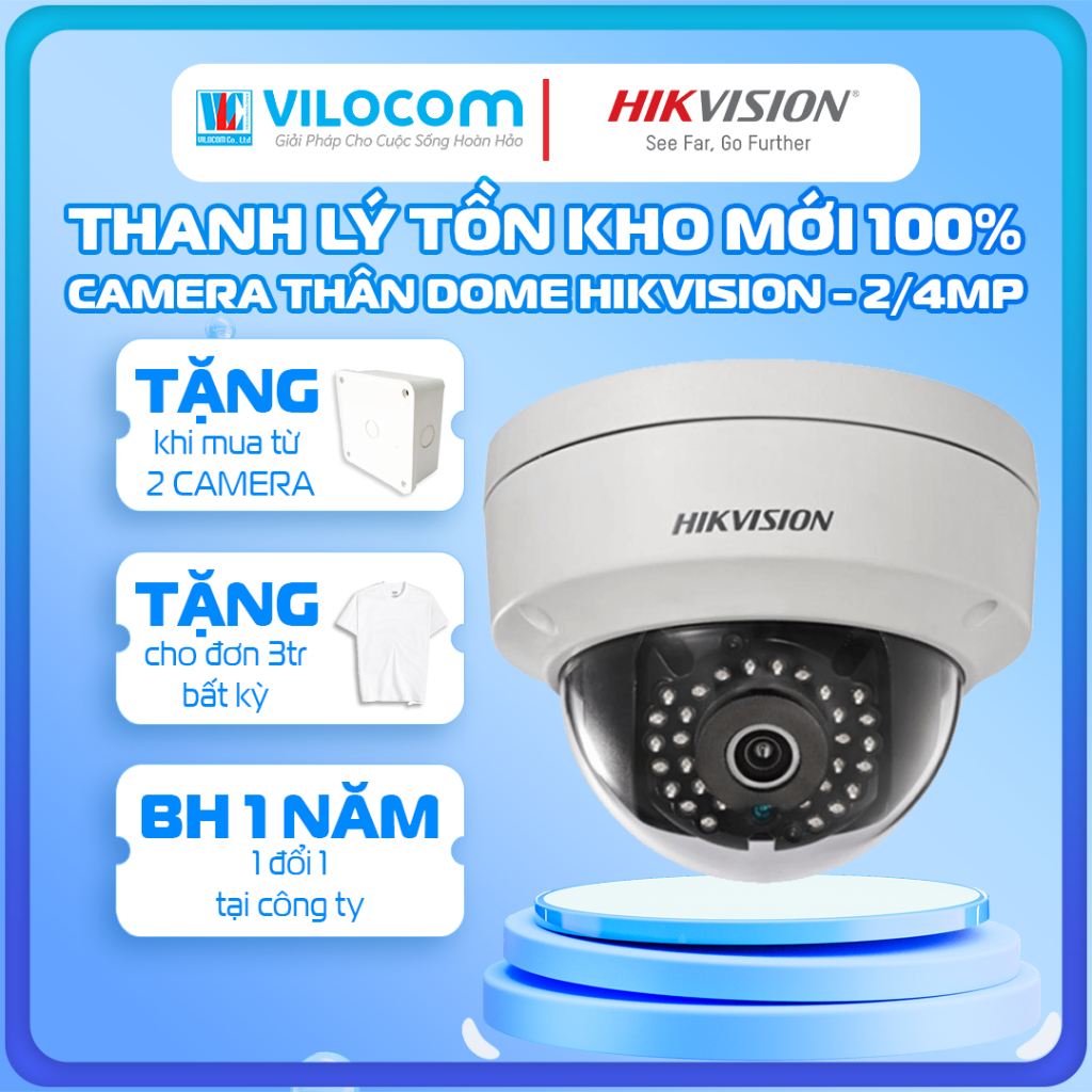 Tổng hợp các mã camera Analog IP Hikvision POE - non POE - Hàng Chính Hãng