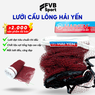 Lưới Cầu Lông Hải Yến Tiêu Chuẩn Thi Đấu_Siêu Bền, Dây Lưới Đan Xen Đều Và Rất Chắc Chắn, Cao Cấp