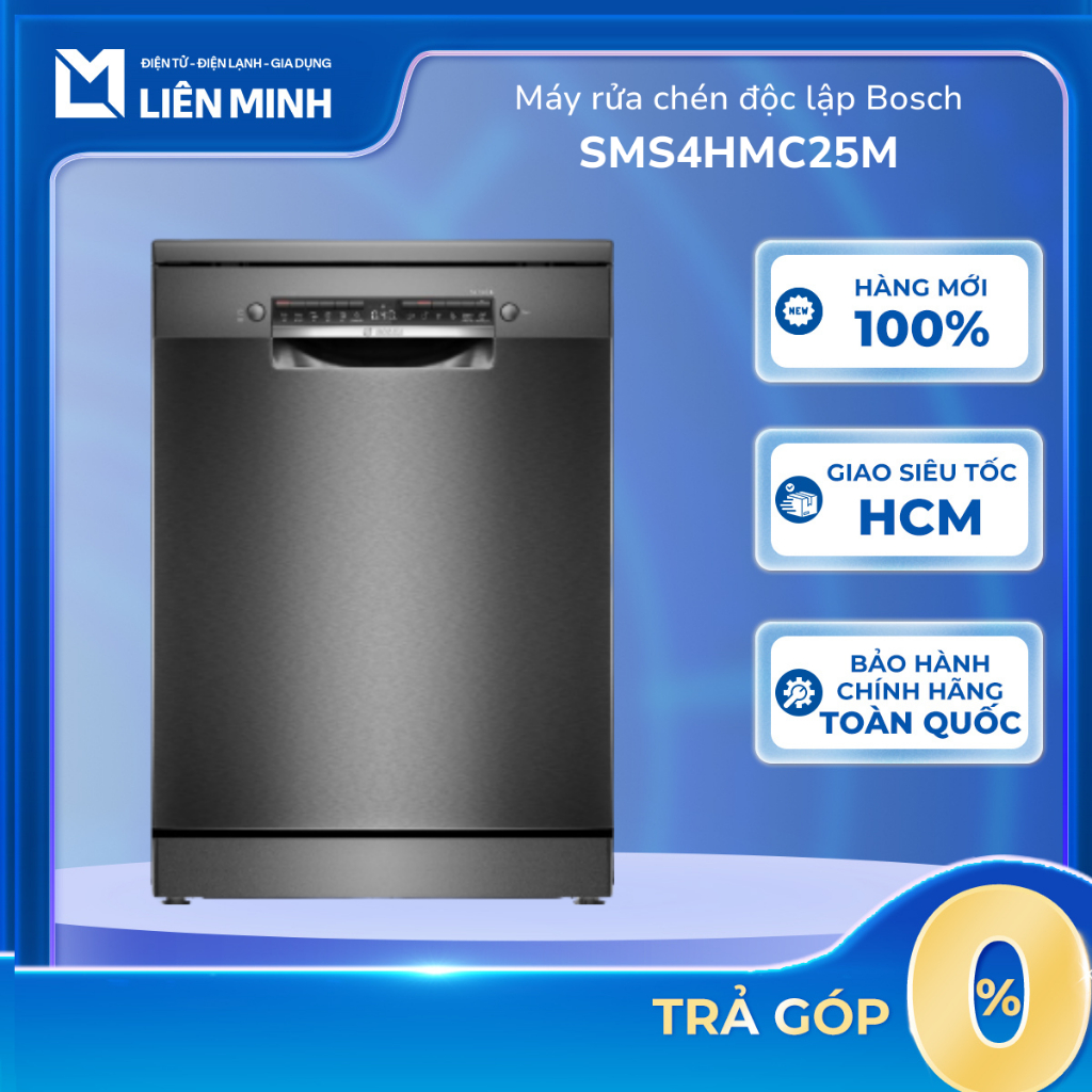 Máy Rửa Chén Độc Lập Bosch SMS4HMC25M 14 Bộ [Giao Toàn Quốc]