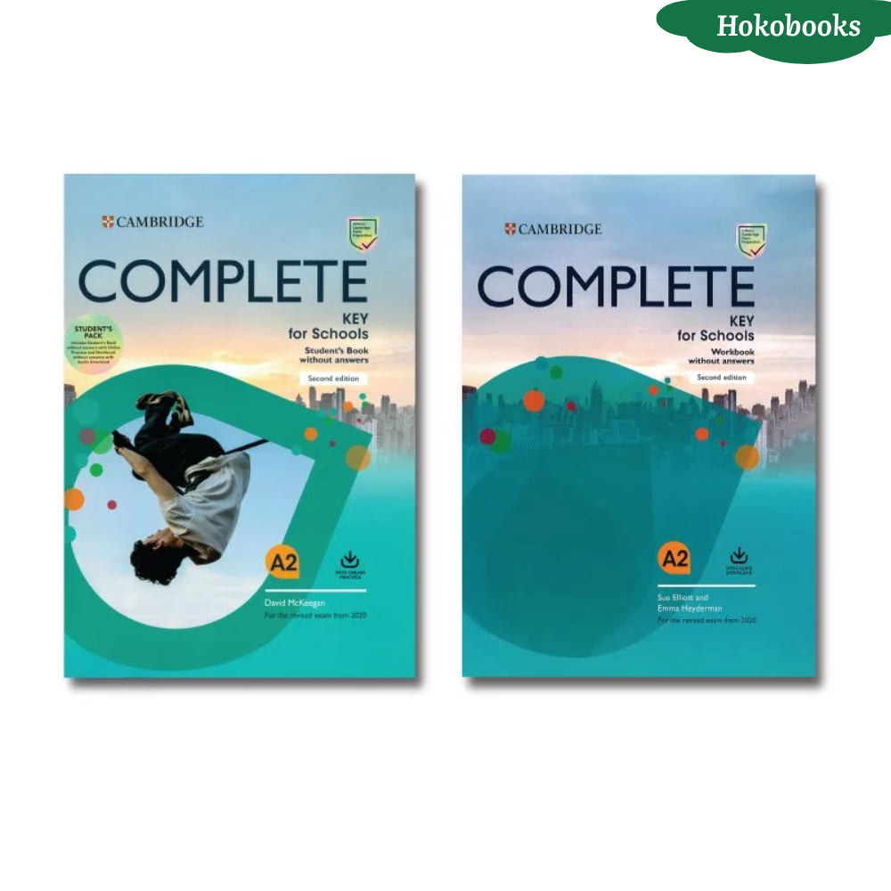 Sách - Complete Key for School A2 - Bộ 2 Cuốn (Sách Học + Sách Bài Tập) - Bản in laser sắc nét