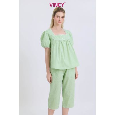 BKL09W5K01-BỘ LỬNG KATE VỚI THIẾT KẾ CỔ VUÔNG PHỐI REN NỔI BẬT MANG NÉT NỮ TÍNH, NGỌT NGÀO VÀ TẠO CẢM GIÁC THOẢI MÁI KHI