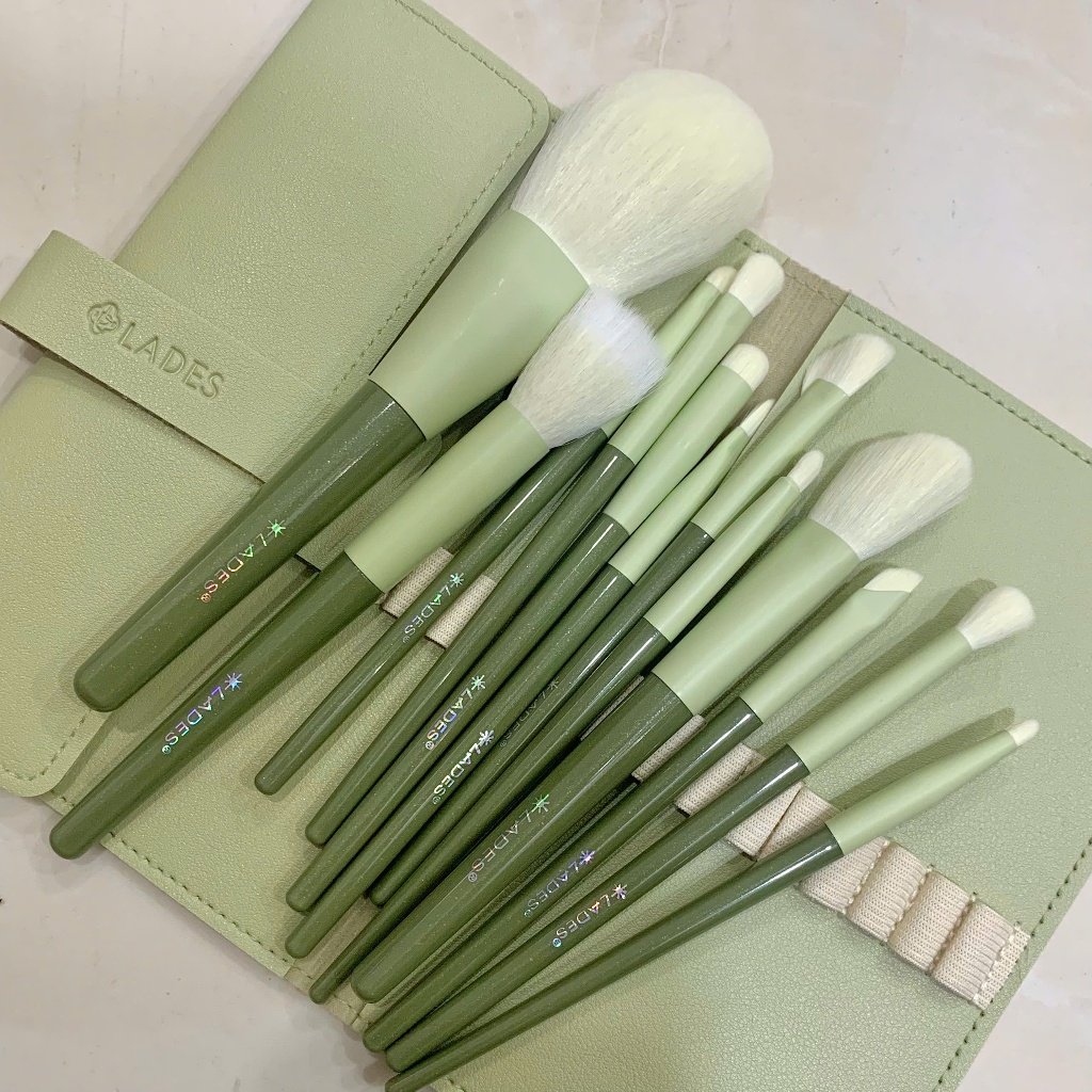 Bộ cọ trang điểm cá nhân MSQ 12 cây green radish