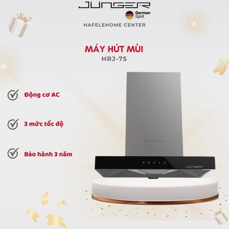 Máy hút mùi Junger HRJ-75 - Sang Trọng Dễ Vệ Sinh