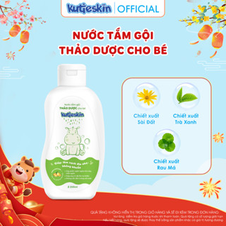 Nước tắm gội thảo dược cho bé Kutieskin 200ml/ 500ml
