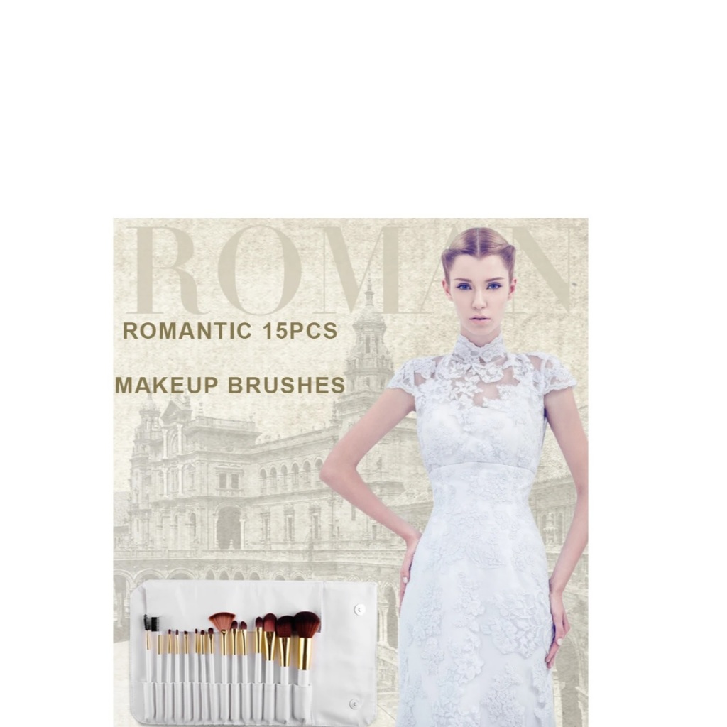 Bộ cọ trang điểm MSQ 12 cây màu hồng wet