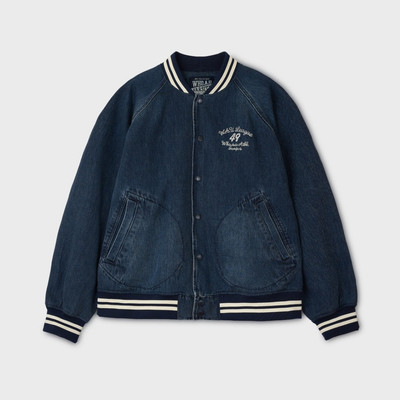 Áo Khoác Denim WHO.A.U Hood Varsity Denim Jacket_WHJEG2232U