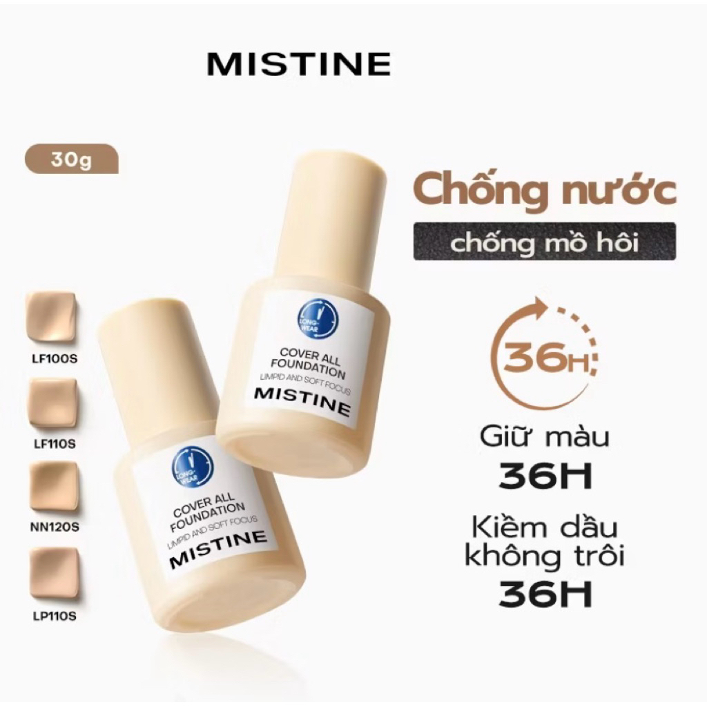 {Pass} kem nền Mistine màu LF110 date 2028