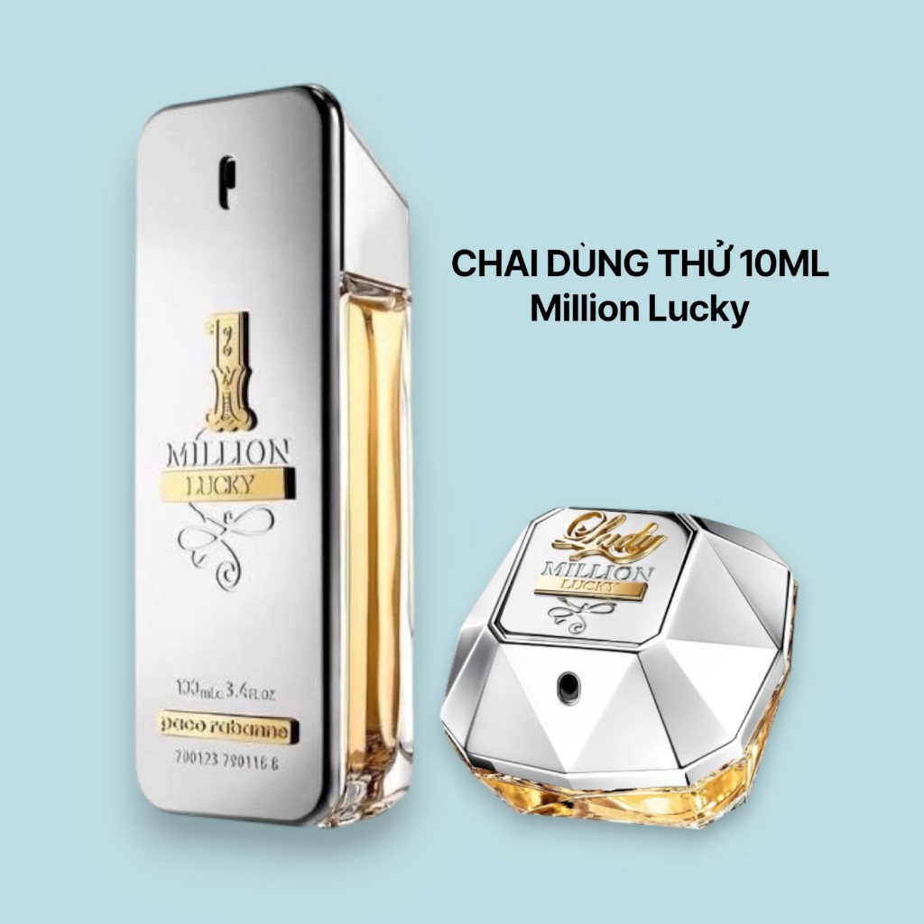 10ml Nước hoa nam nữ Paco Rabanne 1 Lady Million Lucky EDT EDP