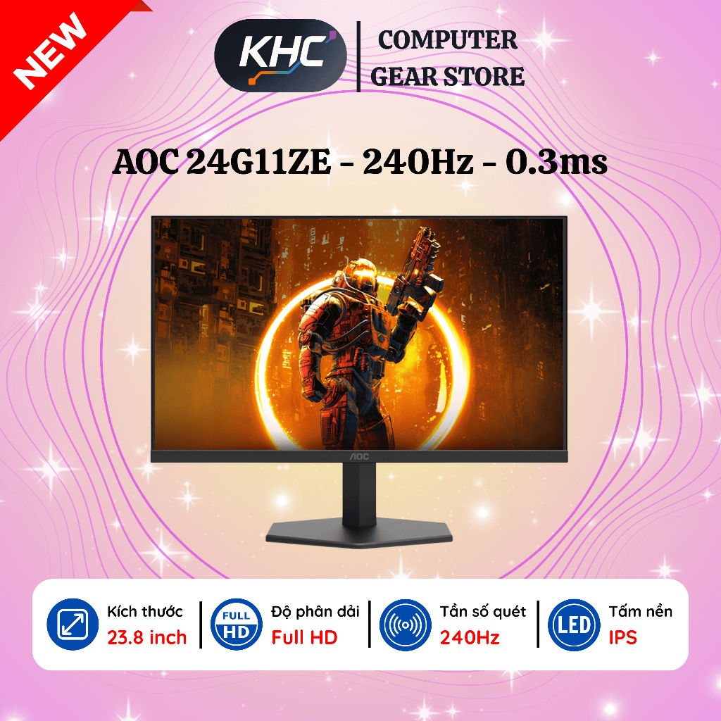 Màn hình Gaming AOC 25G4S / 25G4K 310Hz 420Hz 24.5 inch Fast IPS FHD 1ms