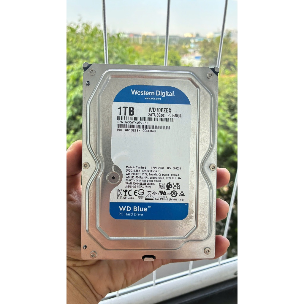 ổ cứng HDD cũ WD Blue 1TB for PC 3.5"