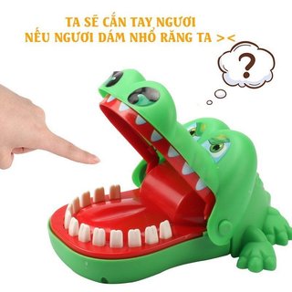 Trò Chơi Khám Răng Cá Sấu Cắn Tay