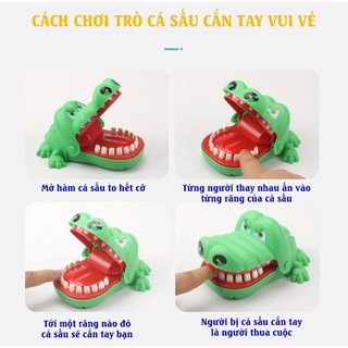 Trò Chơi Khám Răng Cá Sấu Cắn Tay
