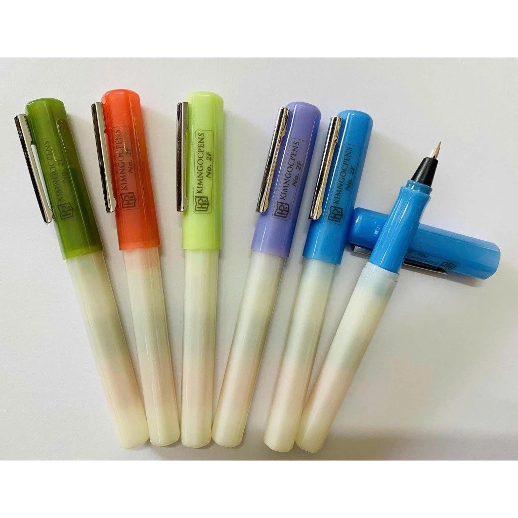 Bút Kim Ngọc No2F (No.2F) lá tre thanh đậm cho người mới viết ( Bản mới )