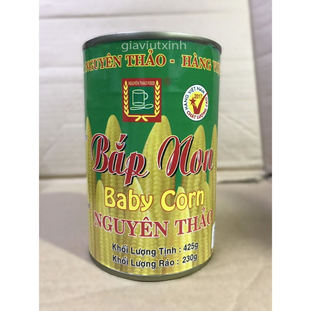 BẮP NON ĐÓNG LON 425G - CANNED BABY CORN