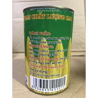 BẮP NON ĐÓNG LON 425G - CANNED BABY CORN