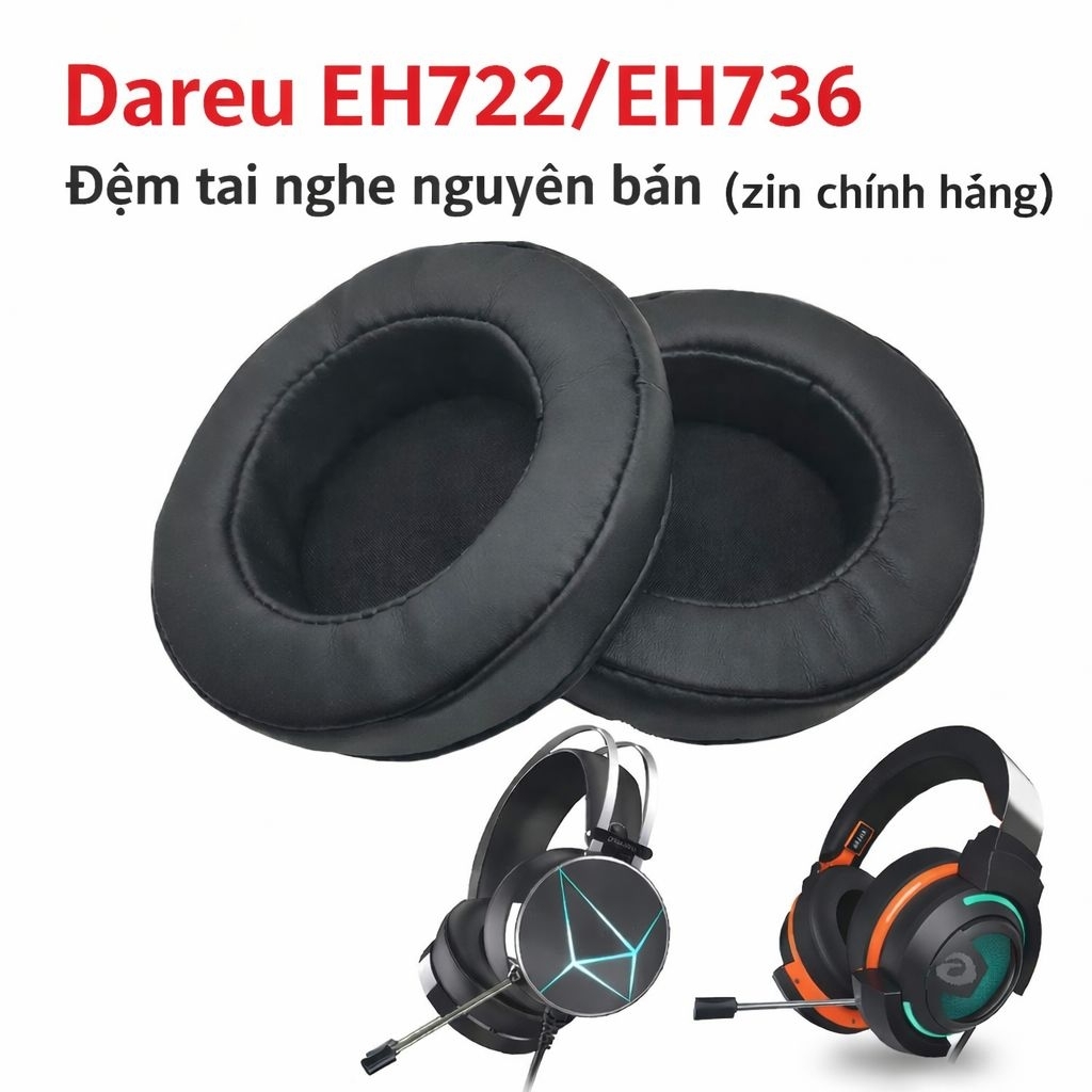 Ốp Tai nghe Dareu EH722s, EH722x, (Dareu 925 vẫn dùng được).