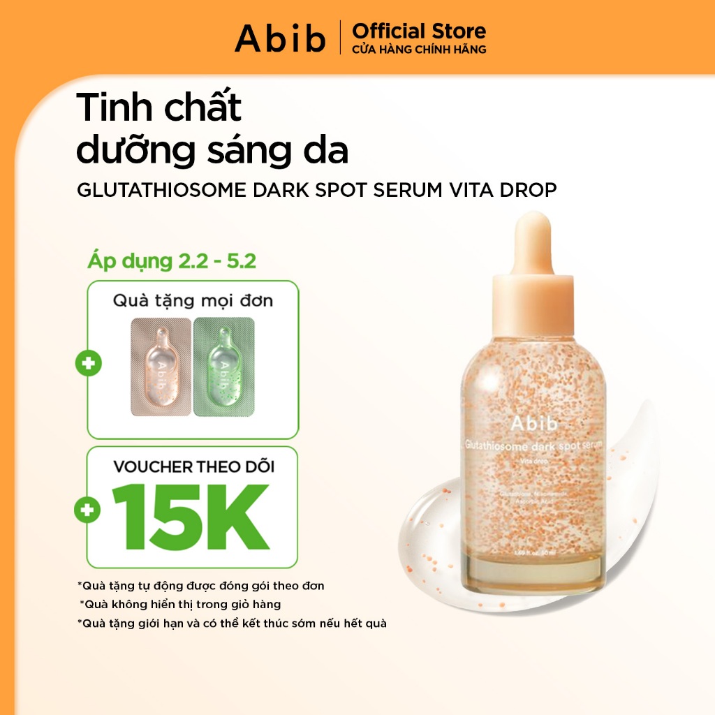 Tinh chất dưỡng sáng da, mờ thâm Abib Glutathiosome dark spot serum Vita drop 50ml