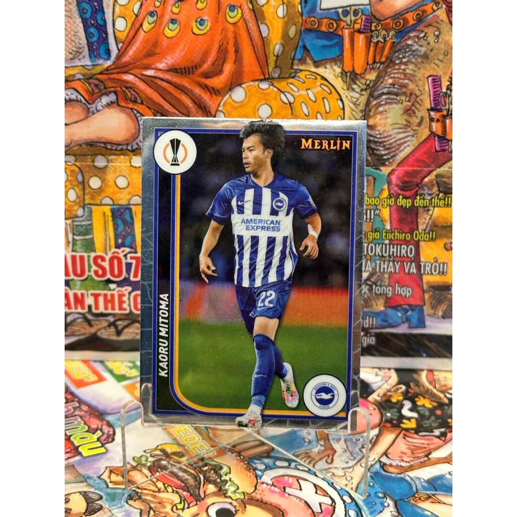 [THẺ CỨNG] Thẻ Cầu Thủ Mitoma Topps Merlin 2024 Brighton #29