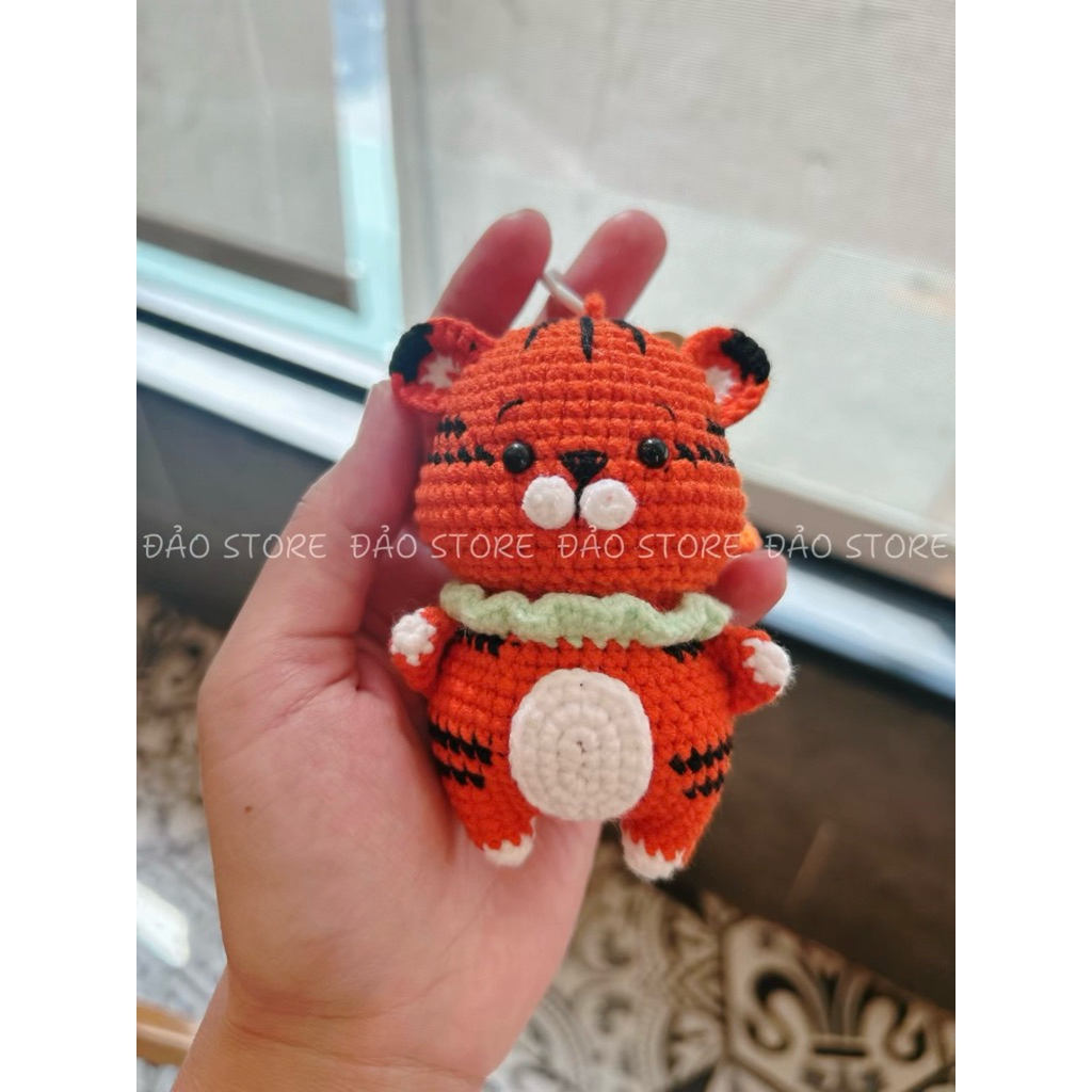 Móc khóa - Cọp / Hổ / 12 con giáp Dần / Tiger - Đảo craft store
