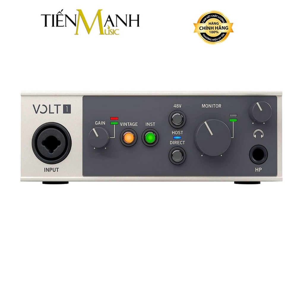 [Chính Hãng] Sound Card Universal Audio UA Volt1 - USB Audio SoundCard Interface Thu Âm Thanh Volt-1