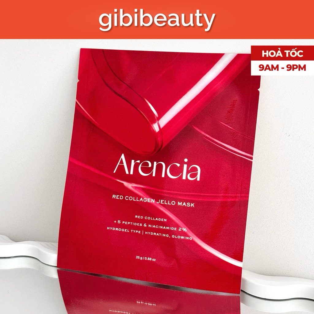 Mặt nạ thạch ARENCIA Red Collagen jello Mask 25g