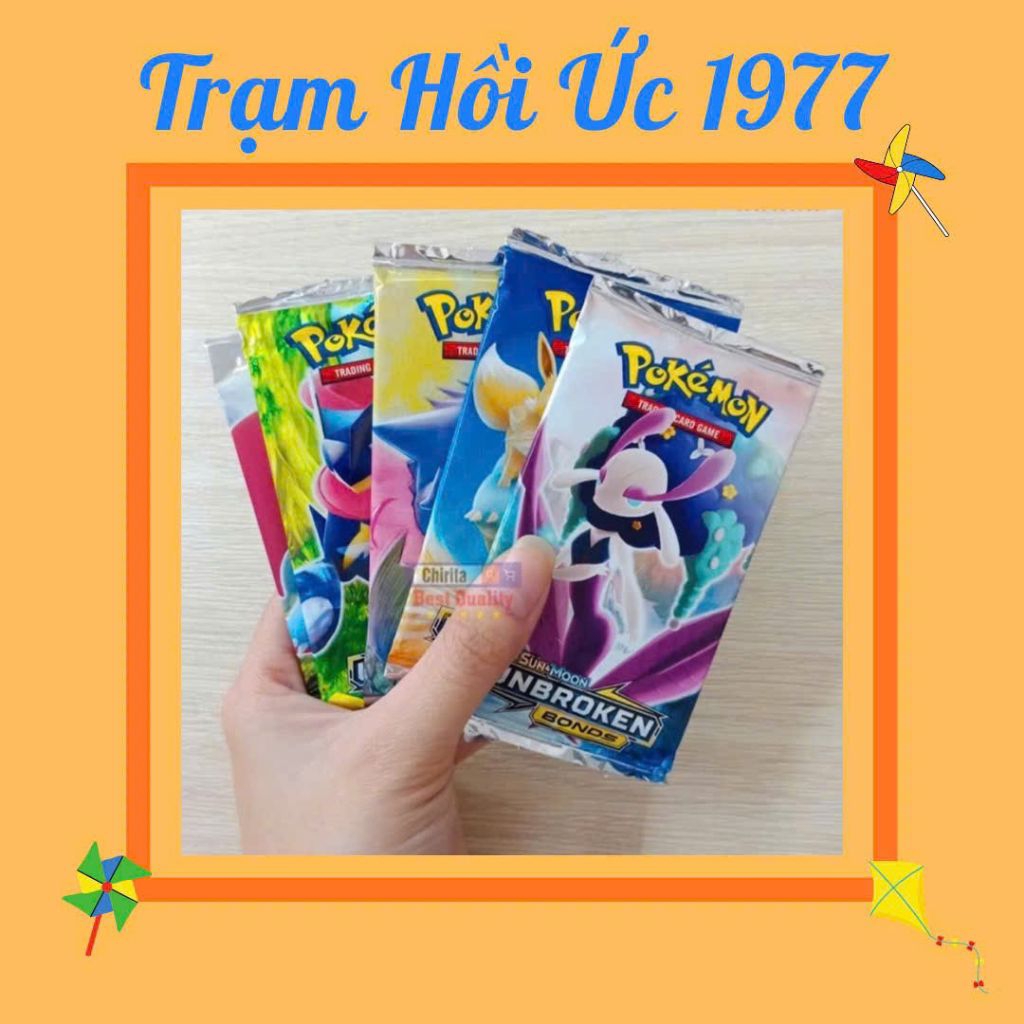 5 túi THẺ BÀI POKEMON