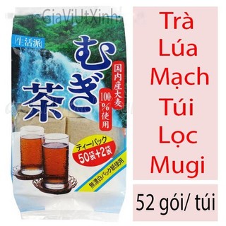 Trà lúa mạch túi lọc 52 gói/ túi - trà nhật bản mugi cha