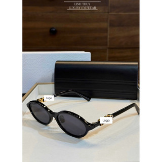 KÍNH MẮT RÂM THỜI TRANG TREASURE R1F DÁNG MẮT OVAL GỌNG ACETATE HOẠ TIẾT NỔI BẬt-FULLBOX