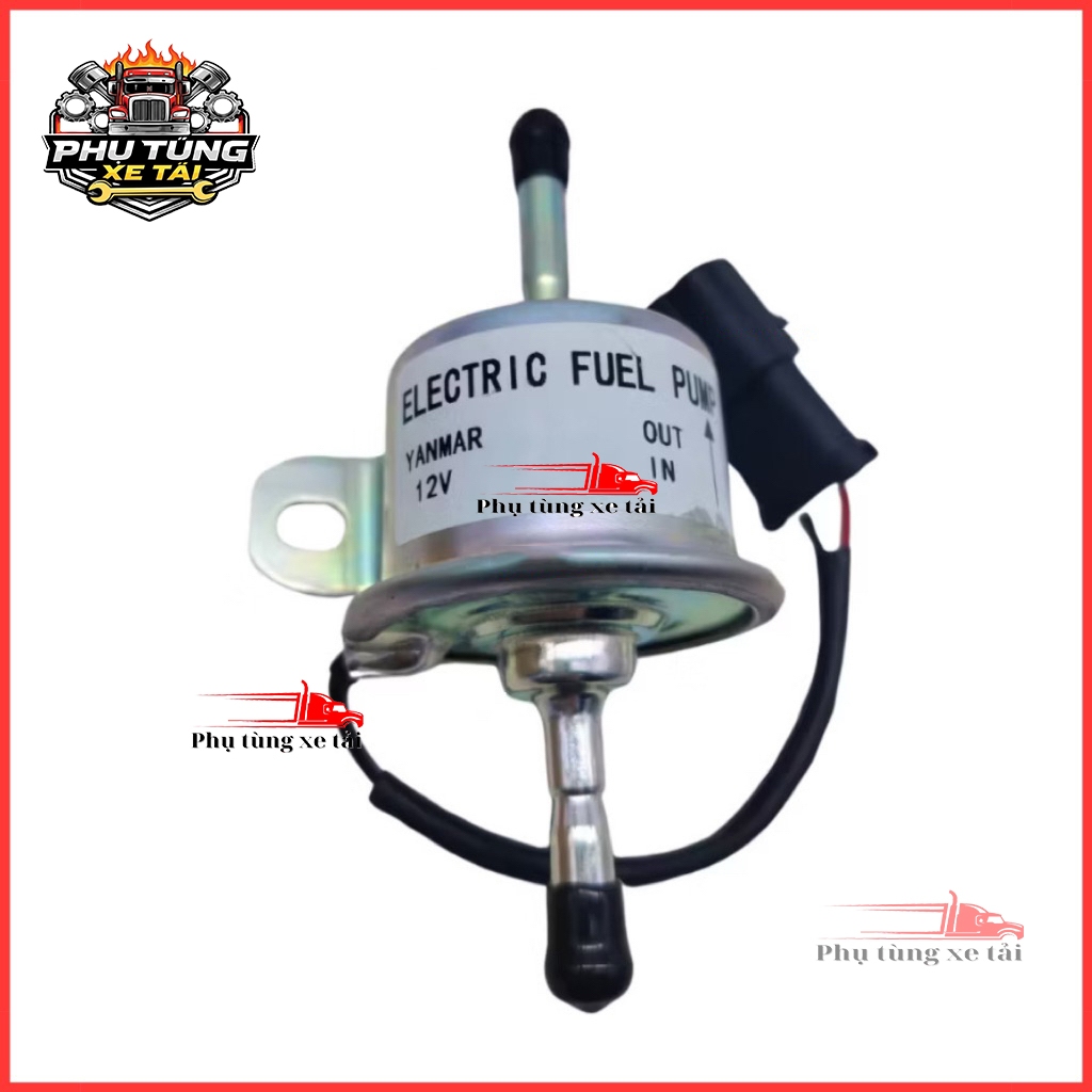 Bơm Xăng, Bơm Dầu Diesel 12V / 24V Kiểu Yanmar - Bơm Điện Tử Cho Xe Tải, Máy Xúc, Máy Công Trình
