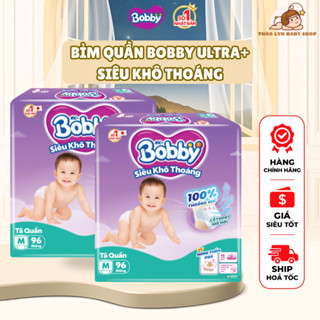 Bỉm Quần Bobby Ultra+ Siêu Thấm – Êm Mềm, Khô Thoáng Suốt Ngày Dài