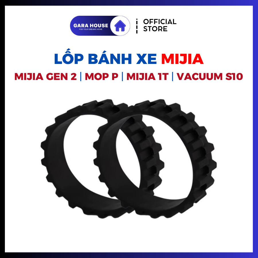 Lốp bánh xe Robot hút bụi Mijia Gen 2 Mop P Mijia 1T Vacuum S10 Roborock S5 S6 S7