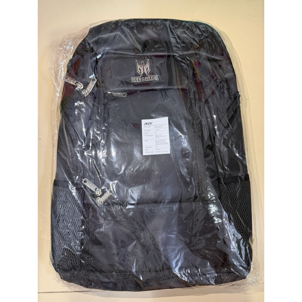 Balo Acer Predator SUV New Seal Dày Xịn Mới Cứng Siêu Nhiều Ngăn Kéo Hàng Chính Hãng Laptop Gaming