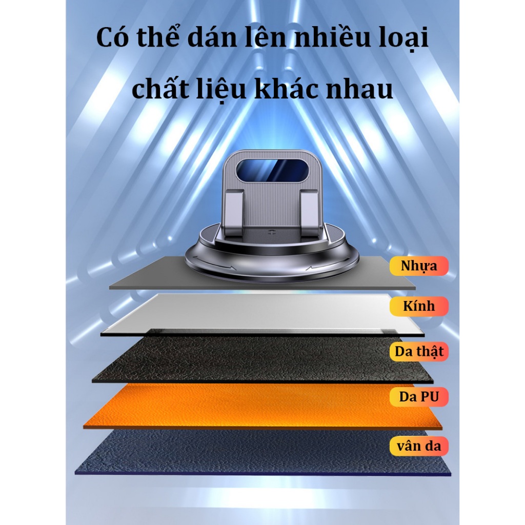 Giá đỡ điện thoại ô tô, lắp đặt trên taplo, chống rung giảm chấn, chắc chắn bền bỉ, không che khuất tầm nhìn. | BigBuy360 - bigbuy360.vn