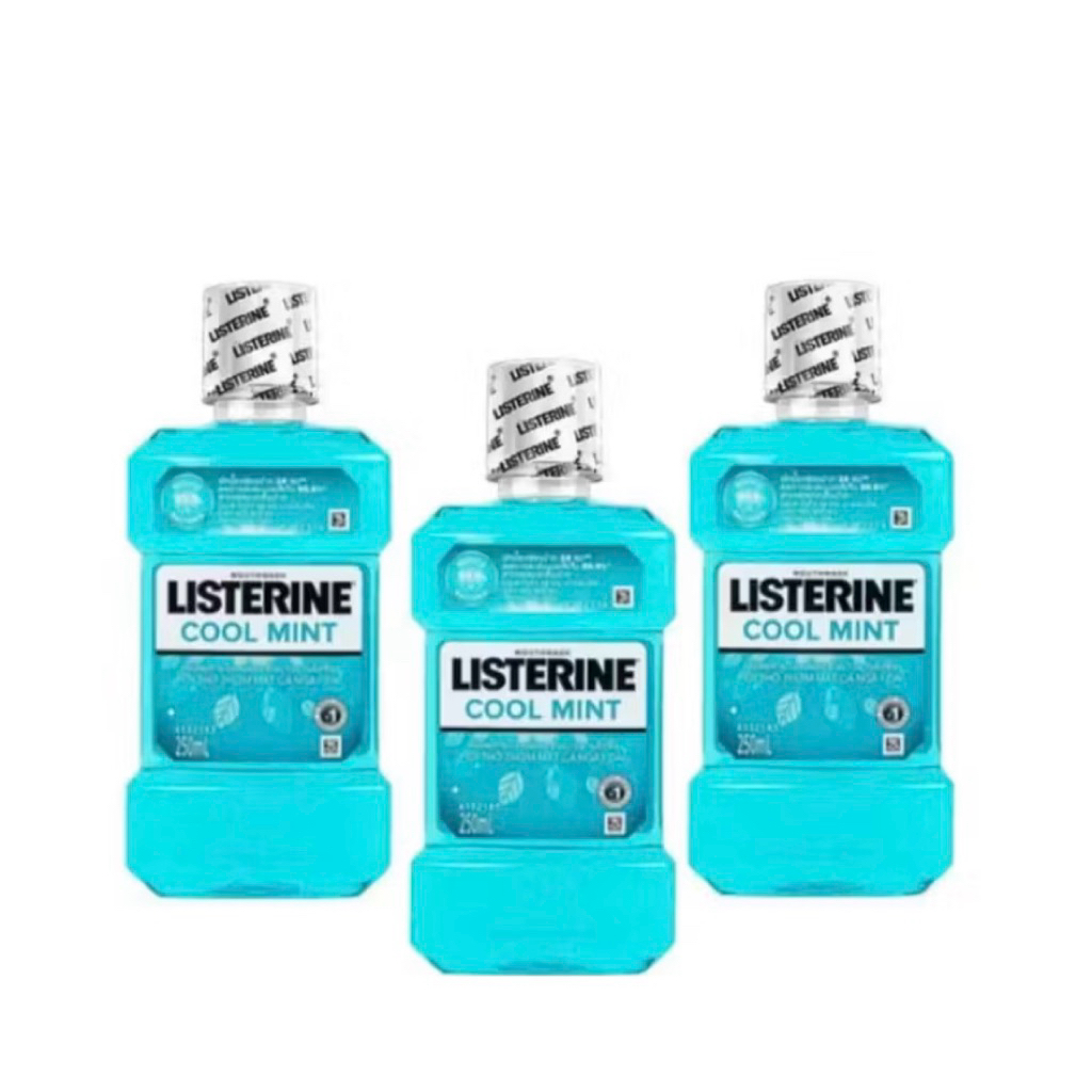 COMBO 3 CHAI NƯỚC SÚC MIỆNG LISTERINE 250ML [250ML/ 1 CHAI]