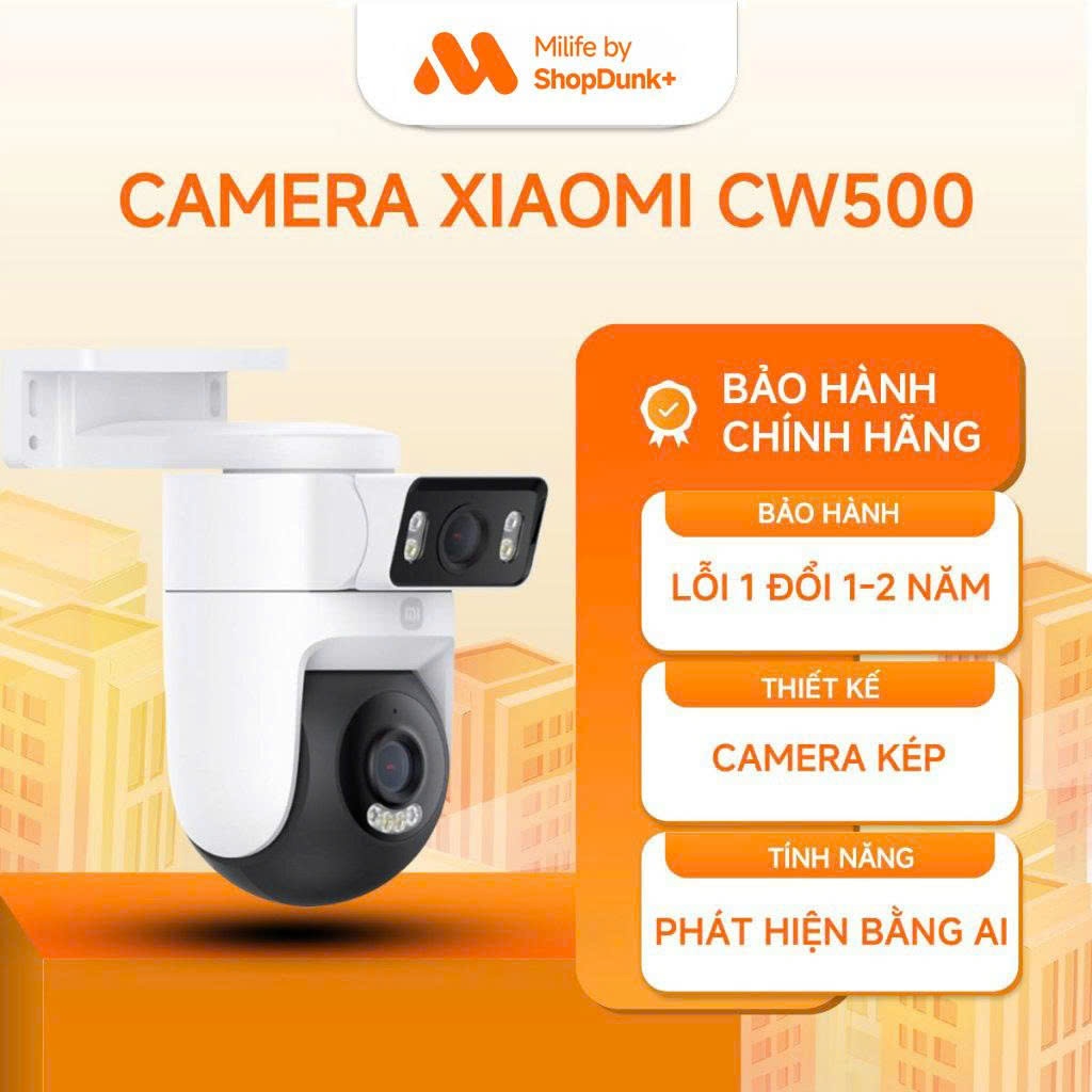 Camera Quan Sát Xiaomi Outdoor Camera CW500 Dual EU Chính Hãng BH 2 Năm