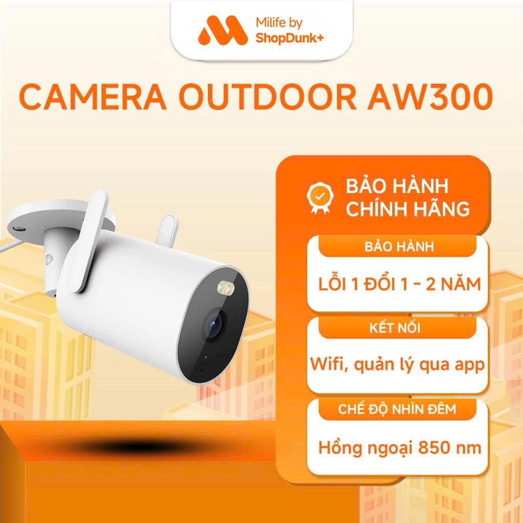 Camera Ngoài Trời Xiaomi Outdoor Camera AW300 Chính Hãng BH 2 Năm