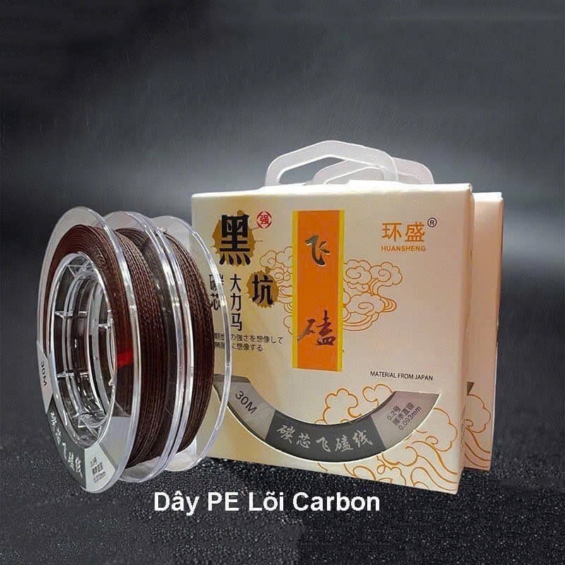 Cuộn Dây Pe Lõi CARBON 30M / Dây Pe