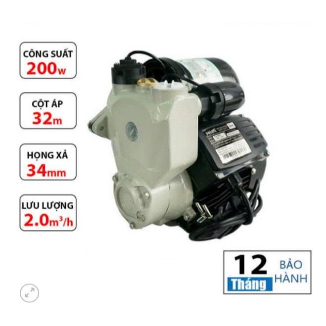 Máy bơm nước tăng áp điện tử Rheken JLM60 – 200A (200W) Rờ le điện không tiếng ồn,công nghệ nhật bản