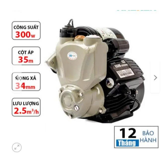Máy bơm nước tăng áp tự động Rheken JLM60-300A công nghệ nhật bản.Motor đồng trục inox 304 phù hợp n