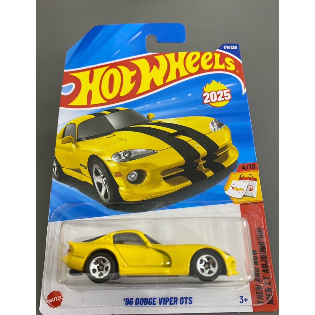 Xe Mô Hình Hot Wheels 1/64 Seen Diecast - '96 Dodge Viper GTS