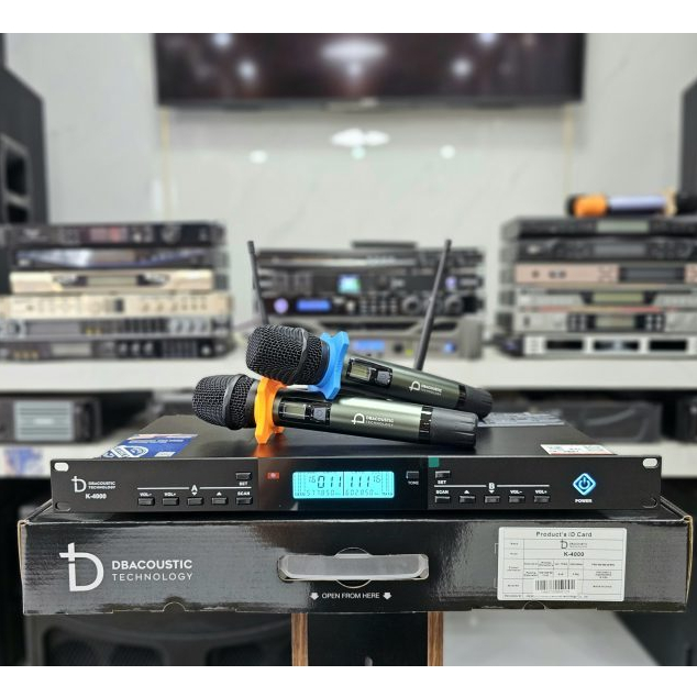 Micro không dây DB acoustic K4000, Micro DBacoustic M400Pro - Hàng Chính Hãng