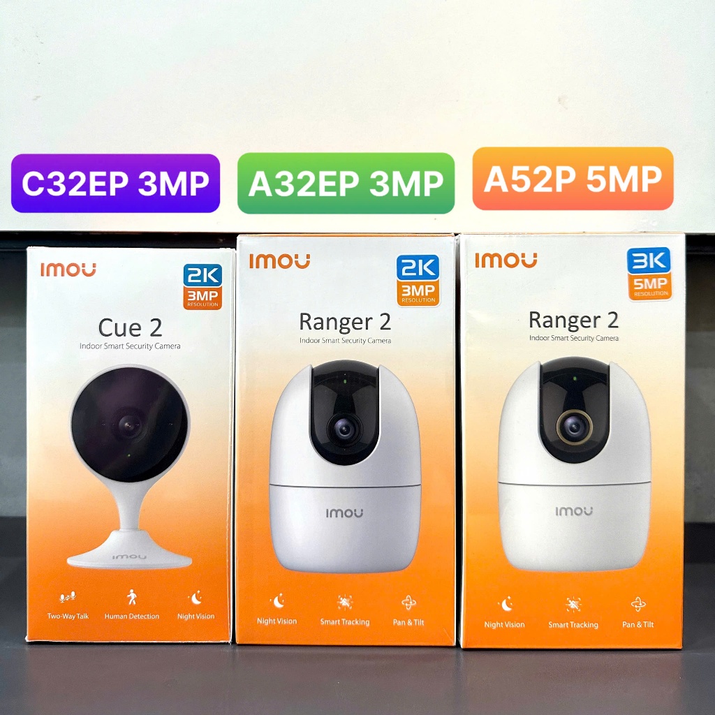 Camera Imou A52P 5MP, A32EP 3MP, C32EP 3MP, Đàm thoại 2 chiều, Chính hãng Imou Việt Nam