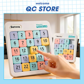Đồ chơi trượt xếp hình sudoku chín lưới từ tính trẻ em trí tuệ montessori cho bé QC Store