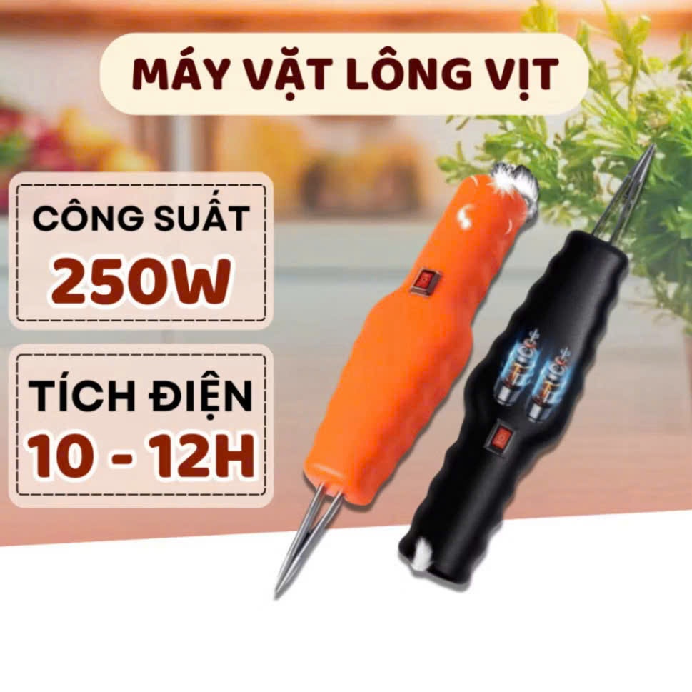 [Loại 1 kèm sạc] Máy Nhổ Lông Vịt Sạc Pin, Máy Loại Bỏ Lông Nhỏ Của Gà Vịt Cầm Tay Thế Hệ Mới Công Suất Cao Hàng đẹp.