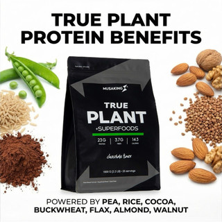 Bột Vegan Thực Vật True Plant Musaking 1000g - Tặng Bình Lắc Hoặc Bao Tay